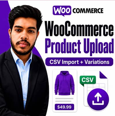 WooCommerce Product Upload & CSV Import Service