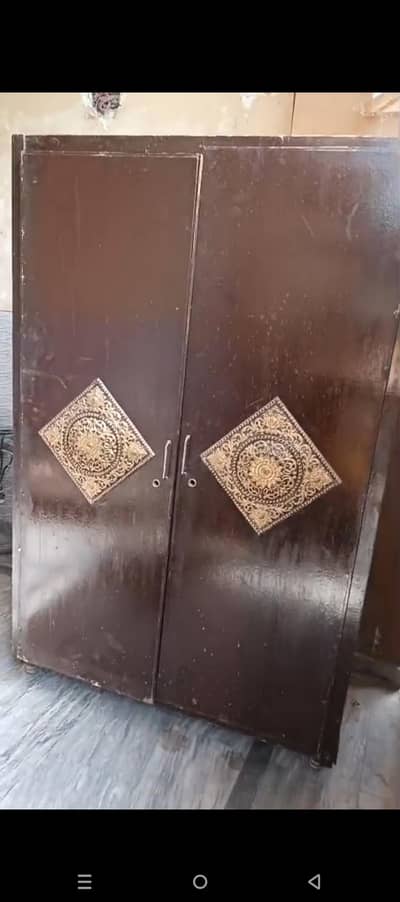 wooden almirah