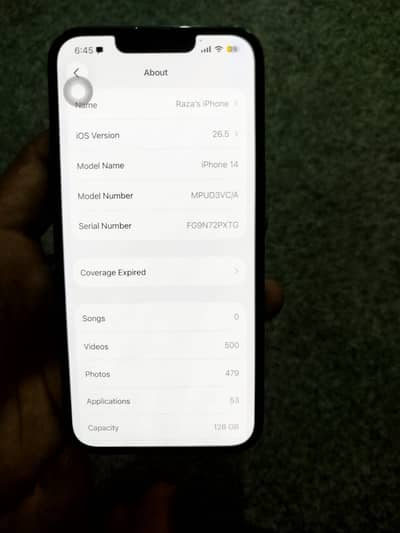 Apple iPhone 14 PTA approved 128 Gb