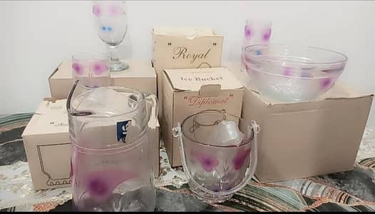 Brand New 26-Piece Glass Cool Set (Clay Art) – Unused