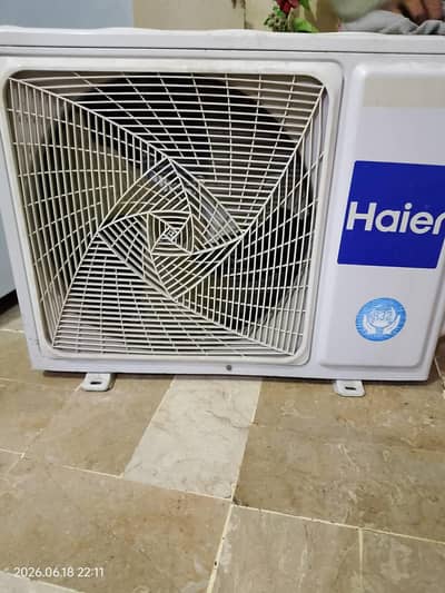 Haier 1 ton inverter ha new ha 4 months warranty ma ha all chez ok ha