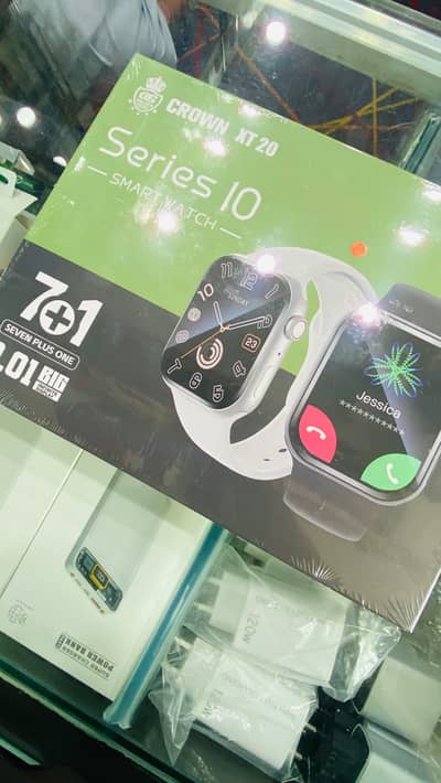 Crown XT20 Series 10 Smart Watch | Bluetooth Calling | Brand New