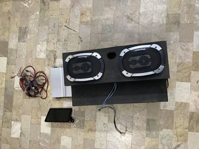Car Sound System Amplifier Speakers Woofer