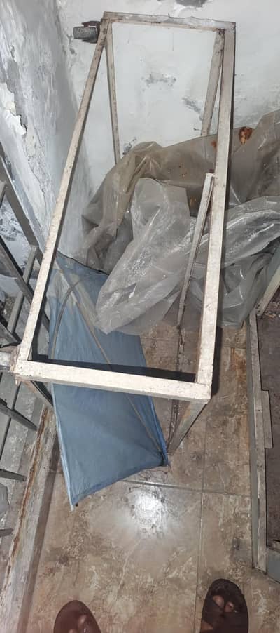 Room cooler with frame