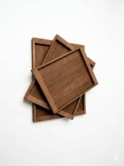 3PCS WOODEN TRAY SET WITH PREMIUM PACKING