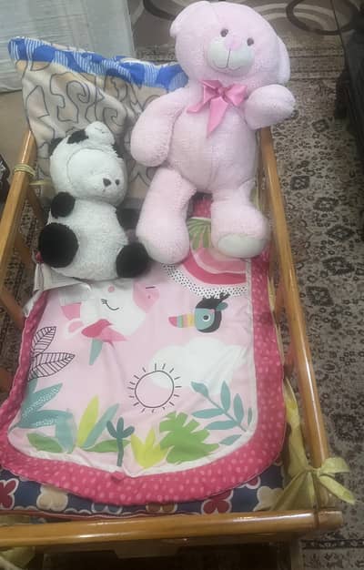 Premium high quality wooden baby cot