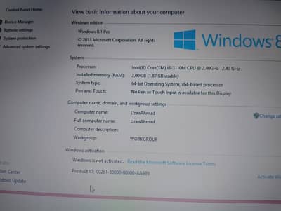 Dell Inspiron Core i3 3rd Gen 4GB RAM Good Condition