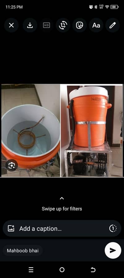 Water compressor coolar 30 liter