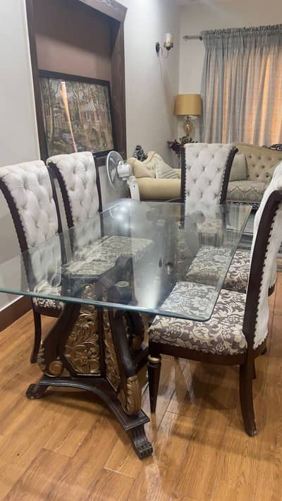 Six table chair dining table