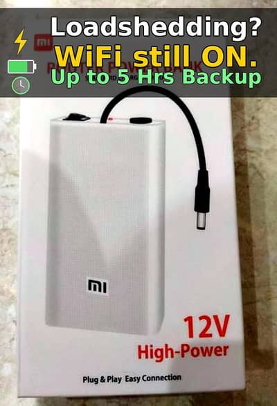 Router Power Bank / Never lose internet during load shedding 