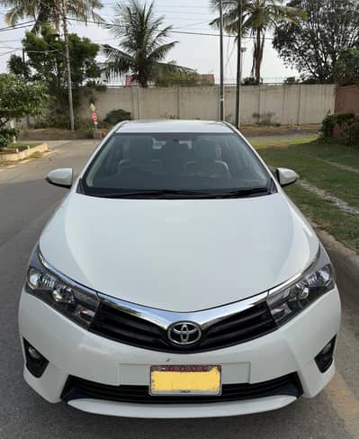 Toyota corolla Gli 2015 registration 2016