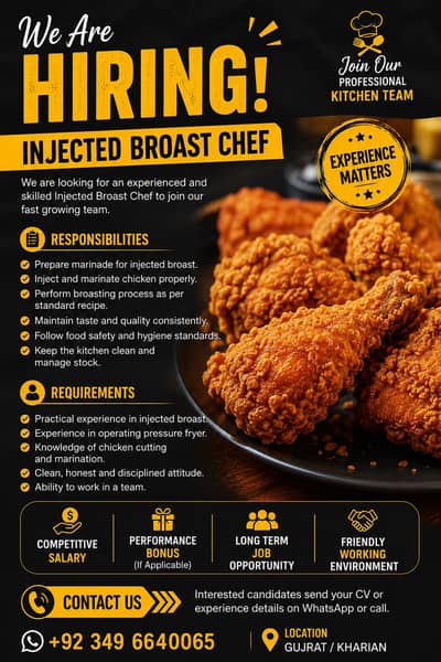 Injected Broast Chef Required