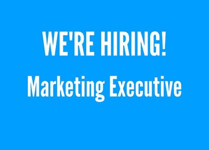 we are hiring marketing executive