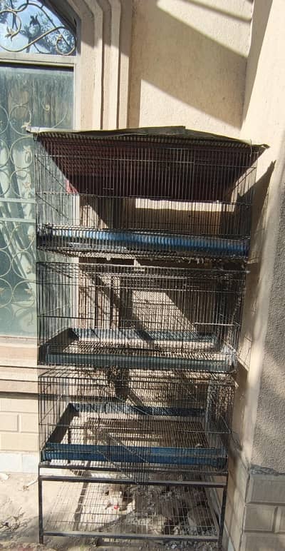 3 portion metal cage for urgent sale