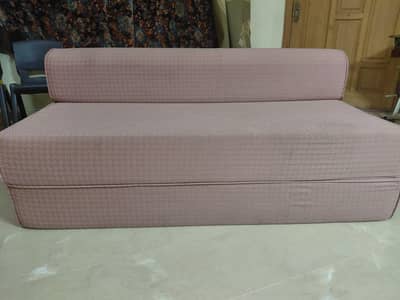 Sofa cum Bed (Pink in Color)