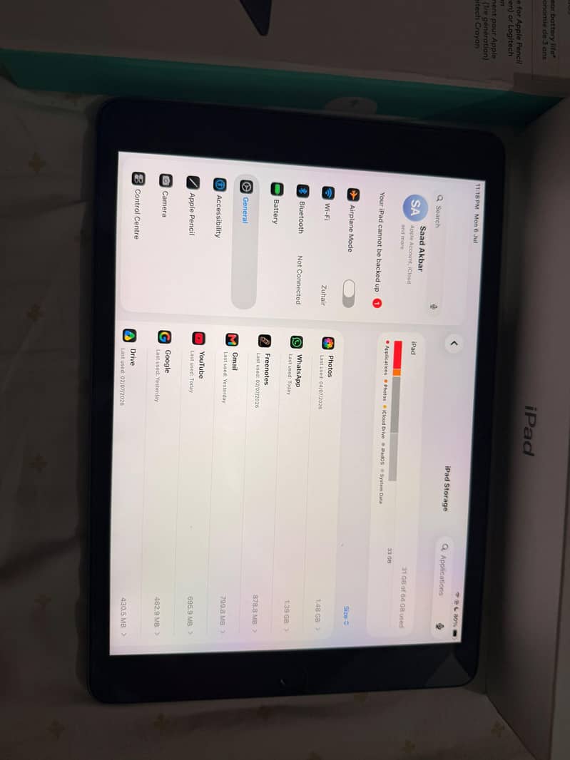 ipad 9th generation 6