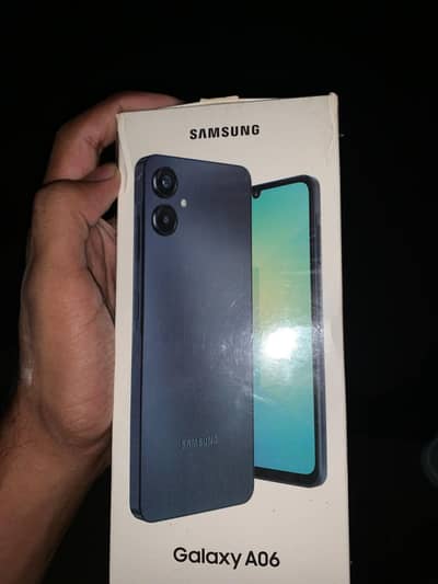 Samsung Mobile A06 condition new ha
