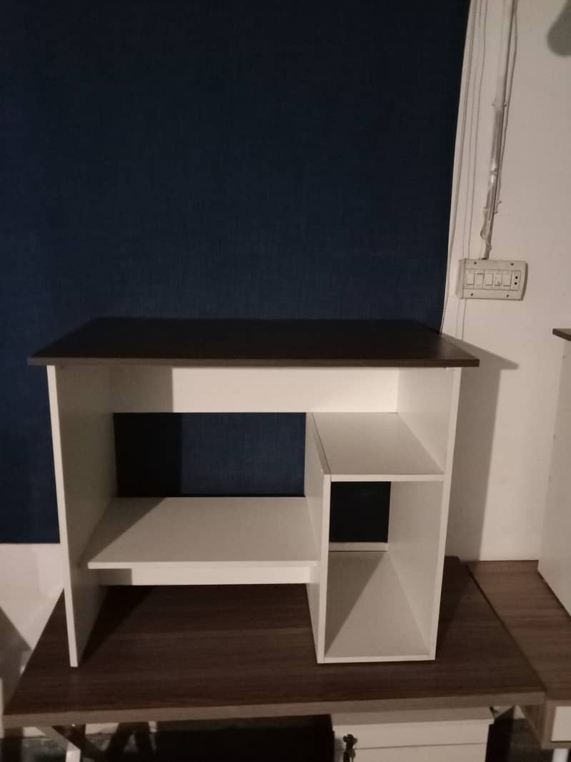 Study Table K shape computer table Workstation2*4 Smart Office tables 6