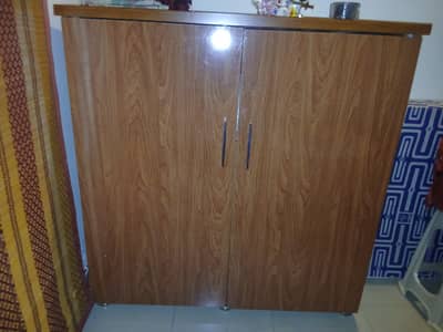 Pure Wooden Cabinet 4x4 ft – Excellent Condition | Only 2 Years Used