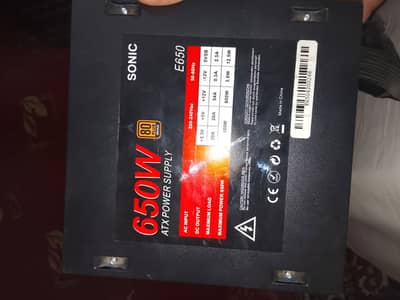 SONIC E650 Power Supply 80+ Bronze