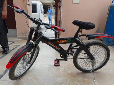 Stylish Black & Red OMC Target Cycle – Like New