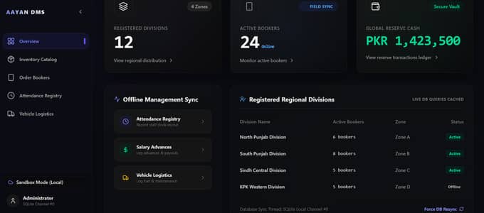 Offline-First Enterprise Distribution Management System (DMS)