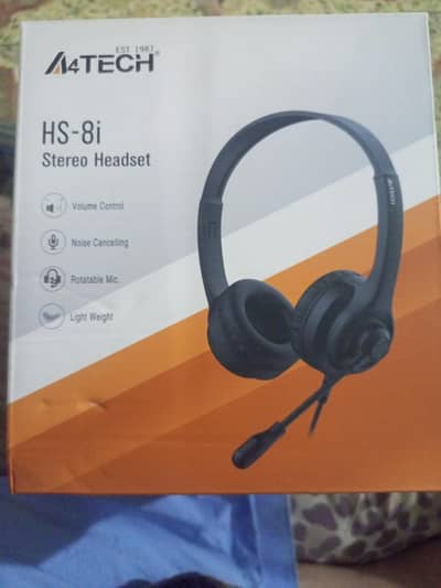 A4Tech HS-8i Stereo Headset - Brand New