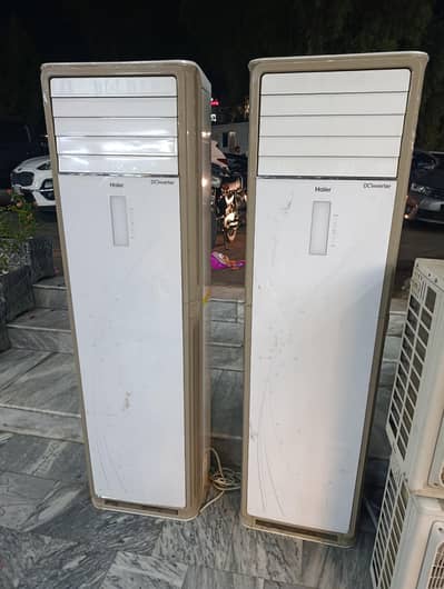 Dc inverter 2 ton haier bahut kam use ha 2 Hain brand new condition
