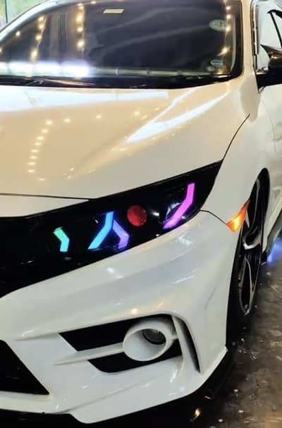 Civic x lambo lights rgb