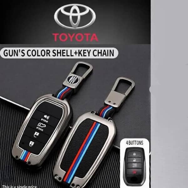 Toyota Fortuner Premium Quality Metal Key Remote Cover