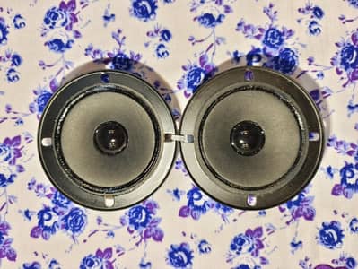 2pcs 3 inch paper cone tweeters 4 ohm Big magnet Taiwan made