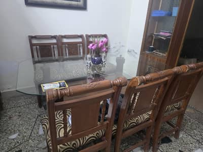 6 seater dinning table