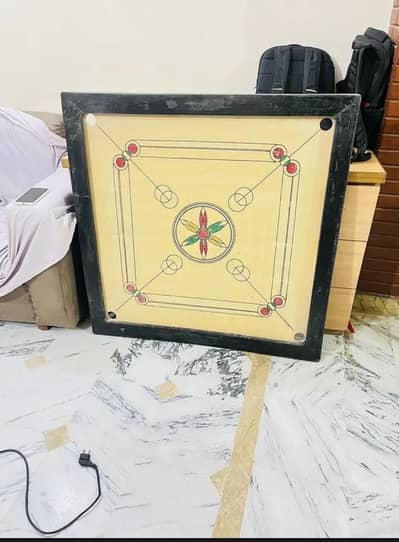 Full size carrom board for sale with all accessories. .