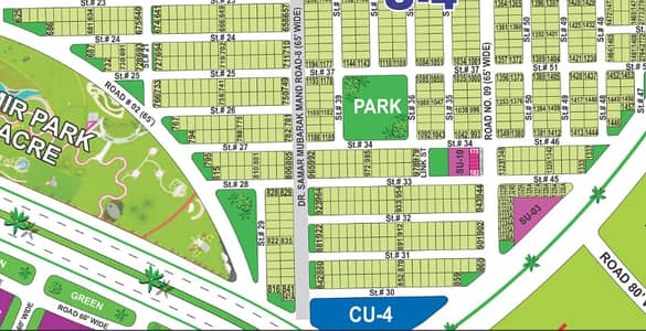10 Marla Hot Location Plot In U-1 Sector | Plot #. . . . | Near Kashmir Park & Main Road
