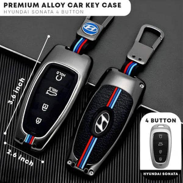 Hyundai Sonata Premium Quality Metal Key Remote Cover