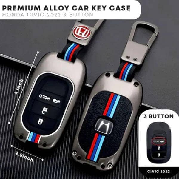 Honda HRV 2026 Model Premium Quality Metal Key Remote Cover