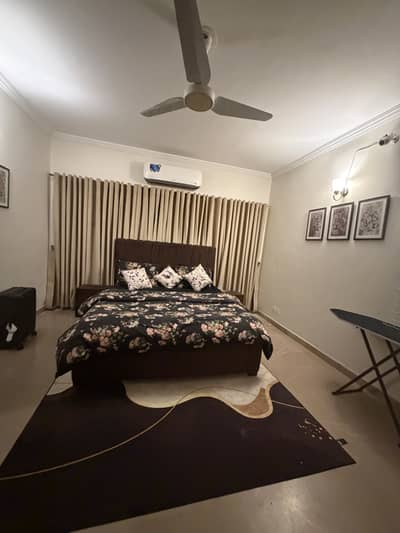 Bed with side tables for sale