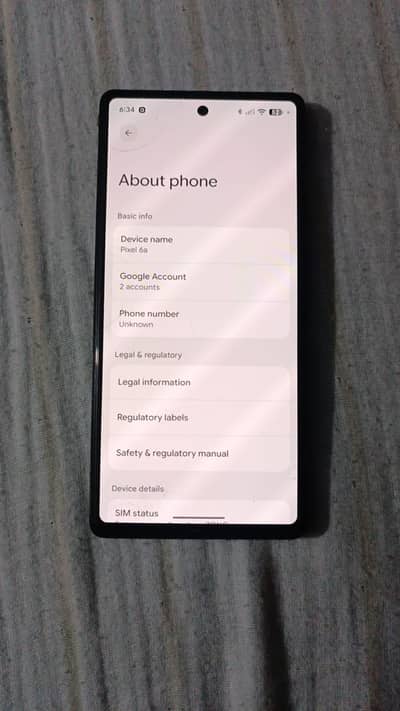 Google Pixel 6a 128gb non pta