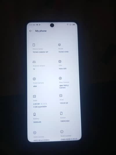 tacno 18t box h sht 128 GB original disply hai finger ok