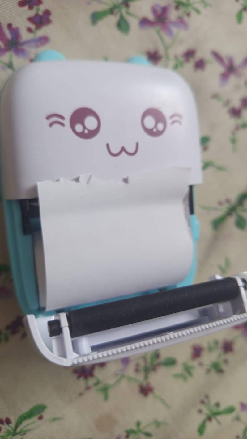 printing device attach with mobile bluetooth 1