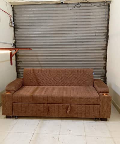 Double Sofa cumbed | (2 in 1 sofa sumbed) | premium quality article |