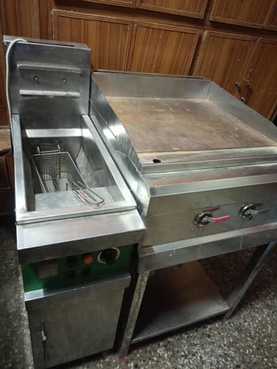 16 Liter Fryer + Hot Plate  3X3