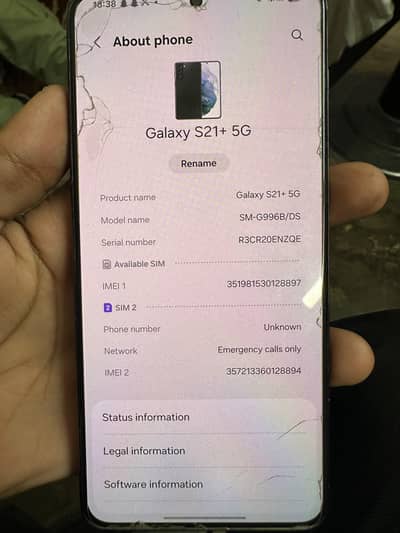 Samsung Mobile S21 Plus