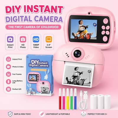 Diy instant digital print camera