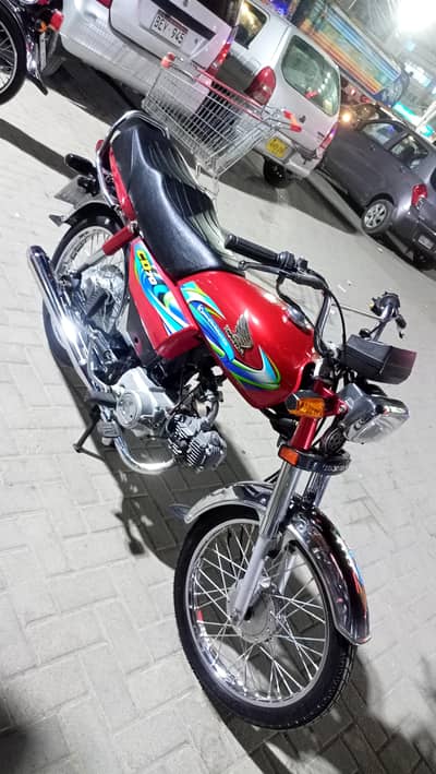 Honda CD70 2024 model Karachi num 1st owner Genuine condition