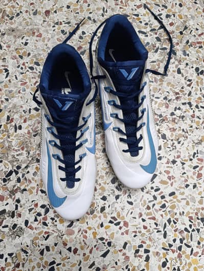 Nime Vapor carbon Elite2014 TD-White/ Carolina Blue- Size US 12/UK 11