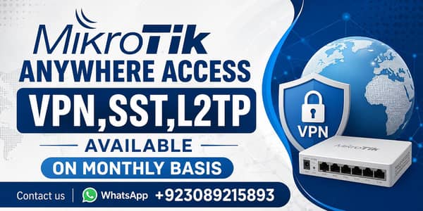 Mikrotik anywhere access L2TP,sstp service available