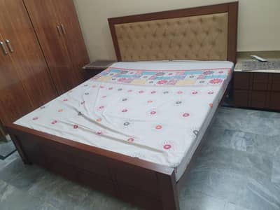 King size bed with mattress