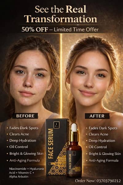 Luminous Serum: Real Skin Transformation