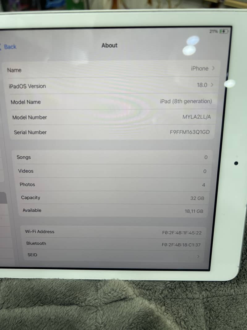 Ipad 8 Generation 2